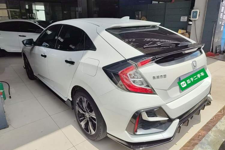 Used Honda Civic 2021 HATCHBACK 220TURBO CVT Trendy Cool Edition Rear Left 45 Deg