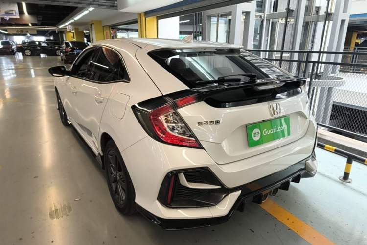 Used Honda Civic 2021 HATCHBACK 220TURBO CVT New Trendsetter Rear Left 45 Deg