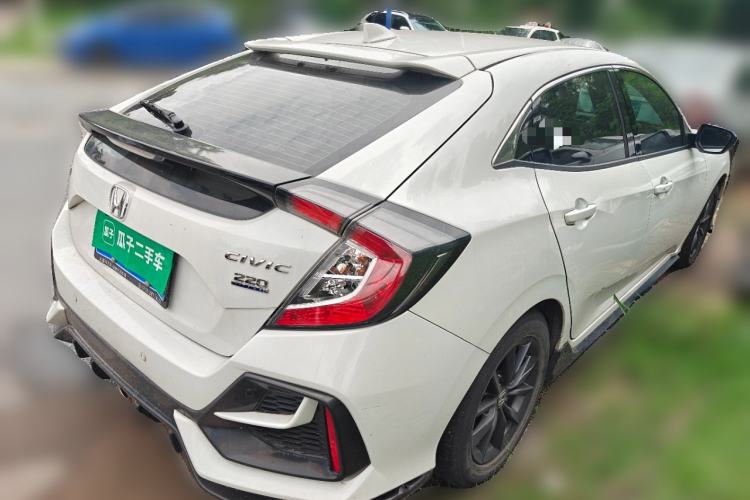 Used Honda Civic 2021 HATCHBACK 220TURBO CVT New Trendsetter Rear Right 45 Deg