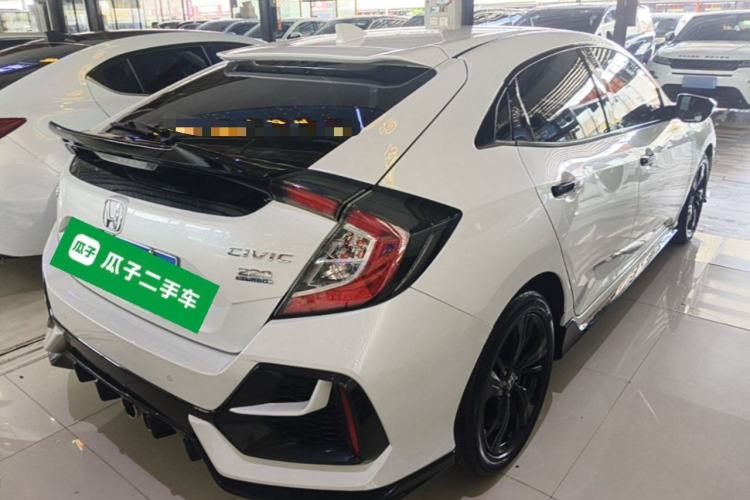 Used Honda Civic 2021 HATCHBACK 220TURBO CVT Trendy Cool Edition Rear Right 45 Deg