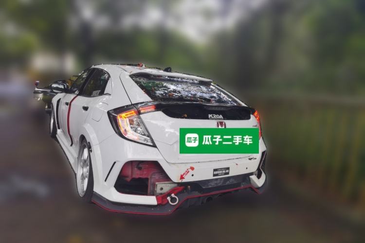 Used Honda Civic 2021 HATCHBACK 220TURBO CVT Trendy Cool Edition Rear Right 45 Deg