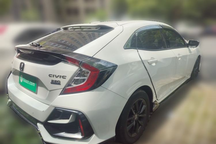 Used Honda Civic 2021 HATCHBACK 220TURBO CVT New Trendsetter Rear Right 45 Deg
