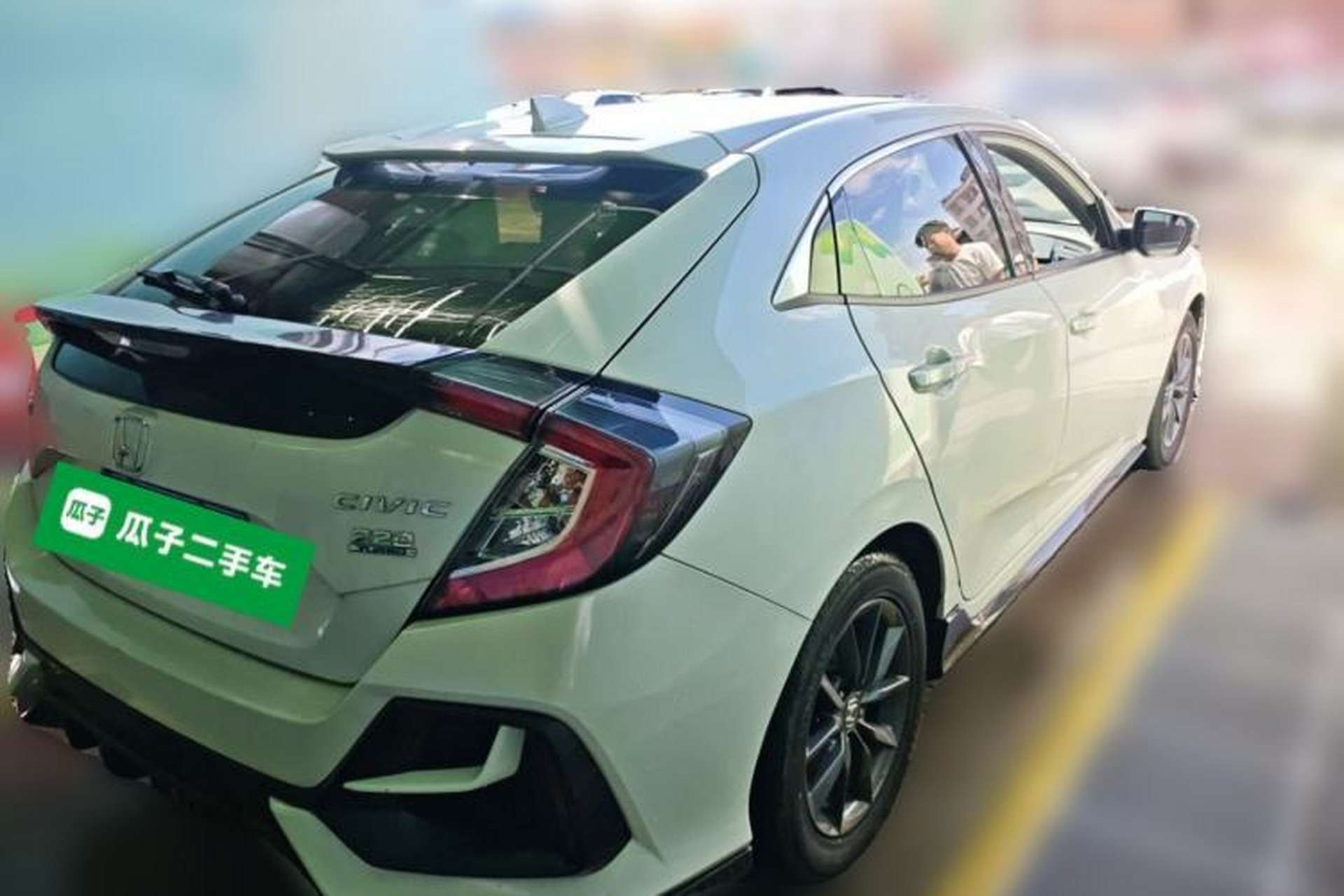 Used Honda Civic 2021 HATCHBACK 220TURBO CVT New Trendsetter Rear Right 45 Deg