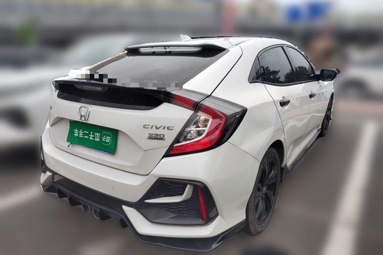 Used Honda Civic 2021 HATCHBACK 220TURBO CVT Trendy Cool Edition Rear Right 45 Deg