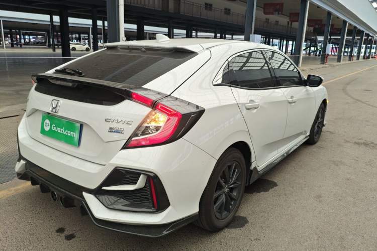 Used Honda Civic 2021 HATCHBACK 220TURBO CVT New Trendsetter Rear Right 45 Deg