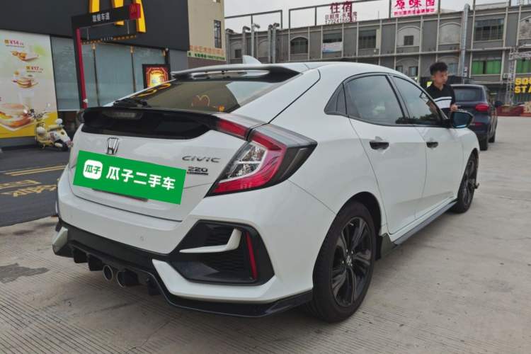 Used Honda Civic 2021 HATCHBACK 220TURBO Manual Driving Pleasure Control Rear Right 45 Deg