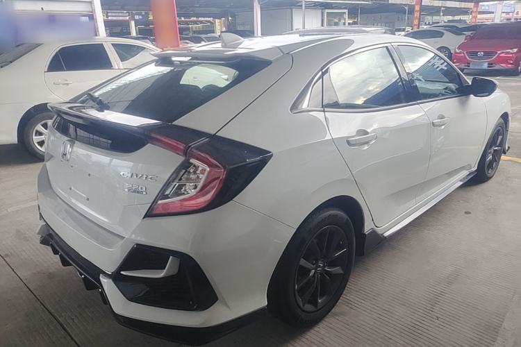 Used Honda Civic 2021 HATCHBACK 220TURBO CVT New Trendsetter Rear Right 45 Deg