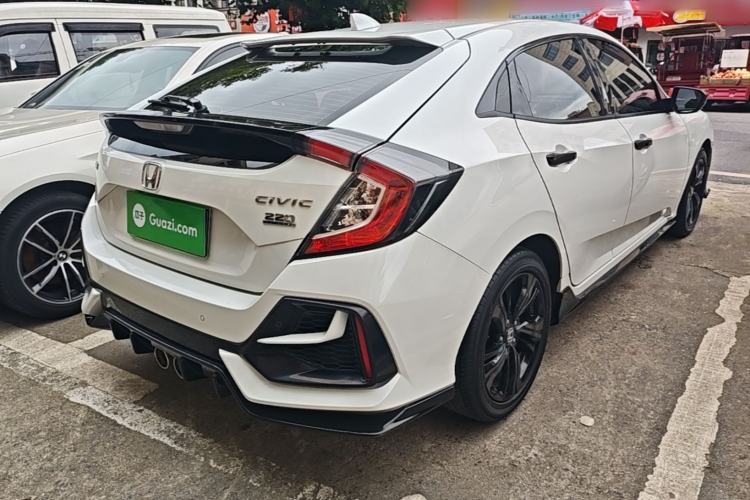 Used Honda Civic 2021 HATCHBACK 220TURBO CVT New Trendsetter Rear Right 45 Deg