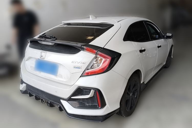 Used Honda Civic 2021 HATCHBACK 220TURBO CVT Trendy Cool Edition Rear Right 45 Deg