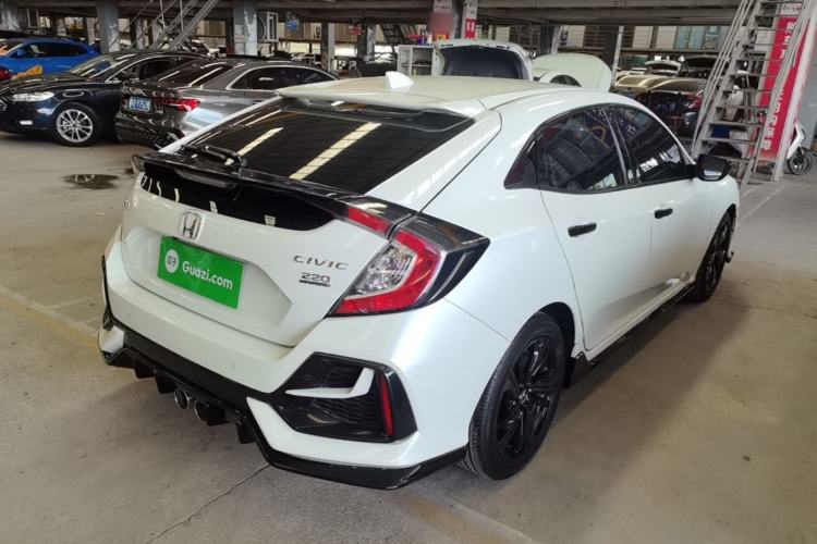 Used Honda Civic 2021 HATCHBACK 220TURBO CVT Trendy Cool Edition Rear Right 45 Deg