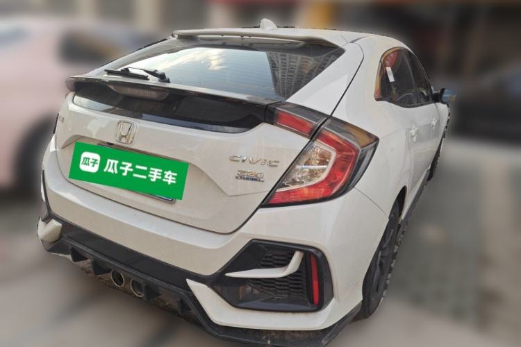Used Honda Civic 2021 HATCHBACK 220TURBO CVT New Trendsetter Rear Right 45 Deg