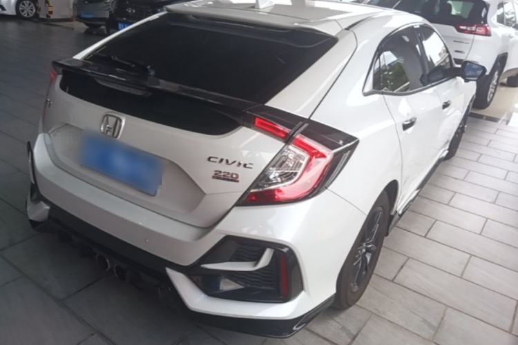Used Honda Civic 2021 HATCHBACK 220TURBO CVT New Trendsetter Rear Right 45 Deg