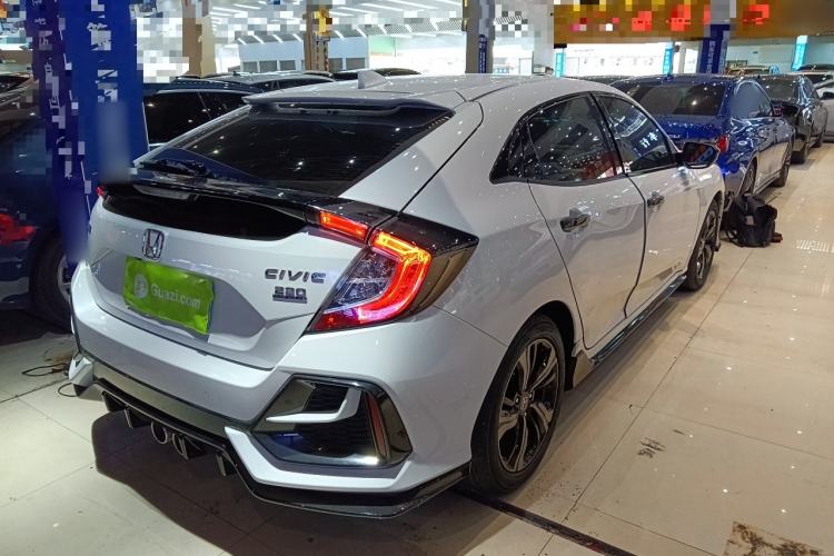 Used Honda Civic 2021 HATCHBACK 220TURBO CVT Trendy Cool Edition Rear Right 45 Deg