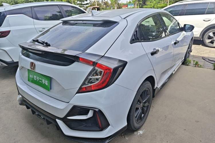 Used Honda Civic 2021 HATCHBACK 220TURBO CVT New Trendsetter Rear Right 45 Deg