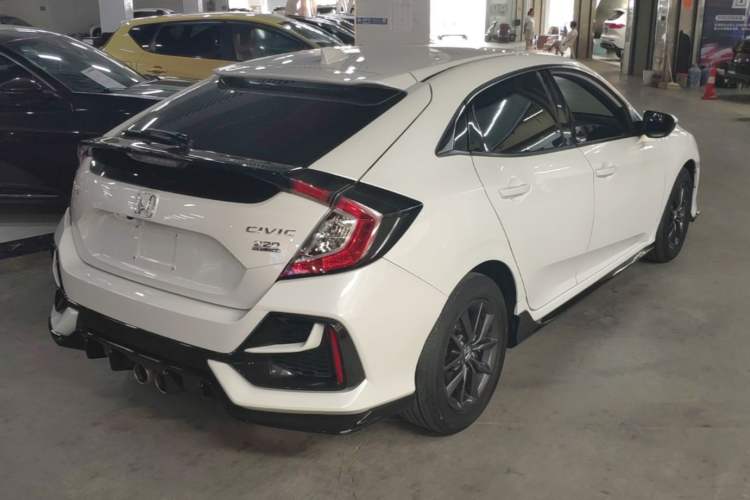 Used Honda Civic 2021 HATCHBACK 220TURBO CVT New Trendsetter Rear Right 45 Deg
