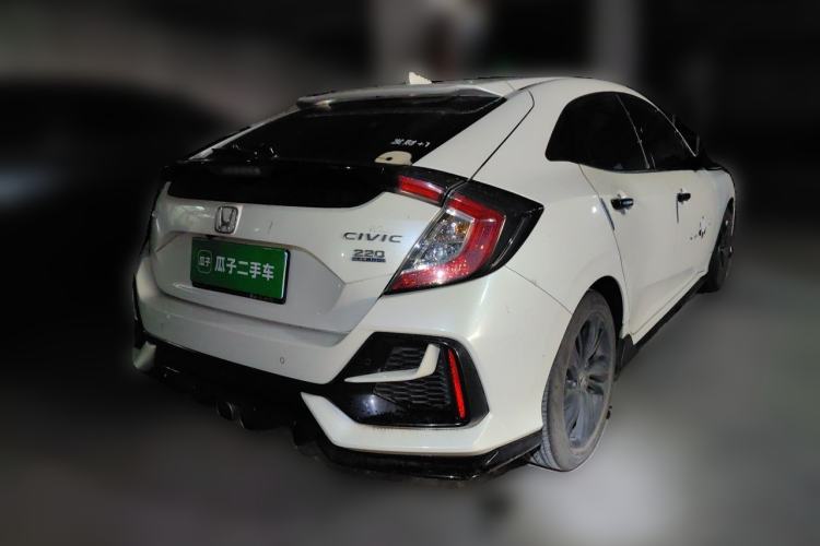 Used Honda Civic 2021 HATCHBACK 220TURBO CVT Trendy Cool Edition Rear Right 45 Deg