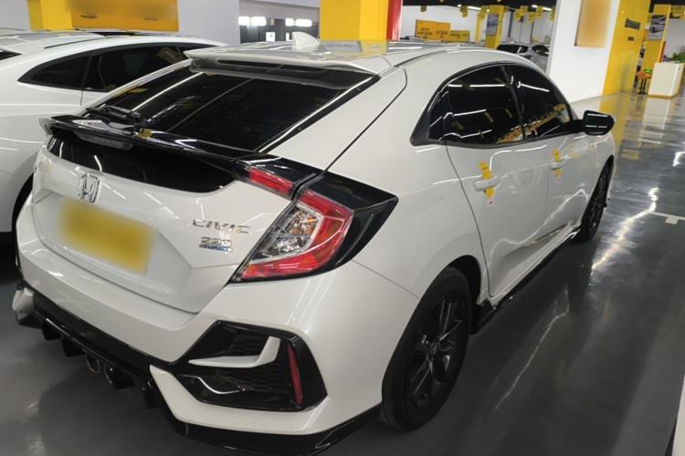 Used Honda Civic 2021 HATCHBACK 220TURBO CVT New Trendsetter Rear Right 45 Deg