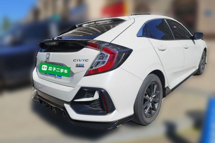Used Honda Civic 2021 HATCHBACK 220TURBO CVT New Trendsetter Rear Right 45 Deg