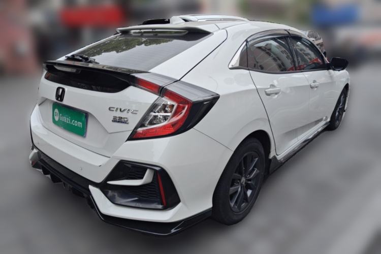 Used Honda Civic 2021 HATCHBACK 220TURBO CVT New Trendsetter Rear Right 45 Deg