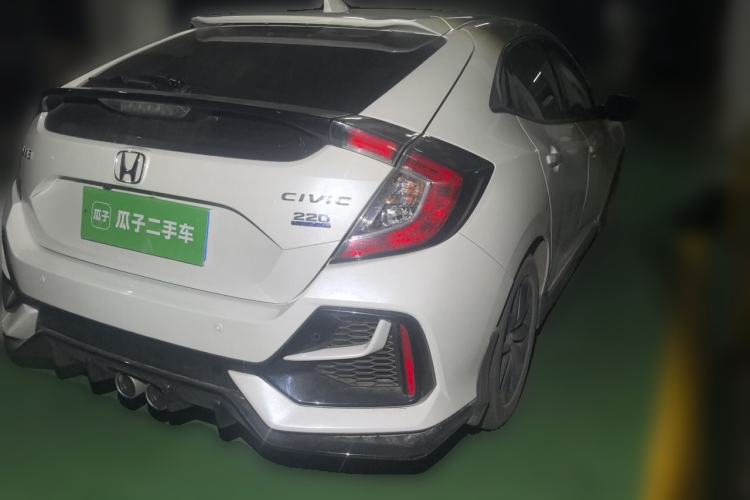 Used Honda Civic 2021 HATCHBACK 220TURBO CVT New Trendsetter Rear Right 45 Deg