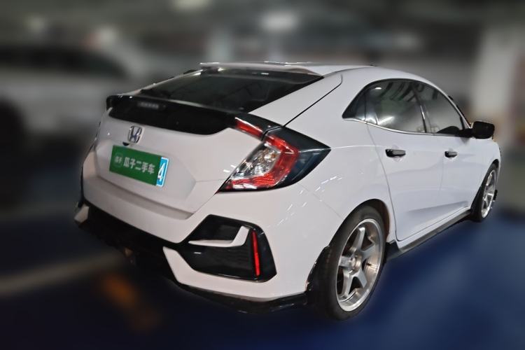 Used Honda Civic 2021 HATCHBACK 220TURBO CVT Trendy Cool Edition Rear Right 45 Deg
