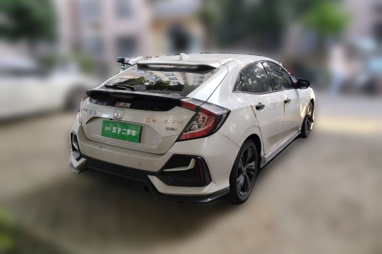 Used Honda Civic 2021 HATCHBACK 220TURBO CVT Trendy Cool Edition Rear Right 45 Deg