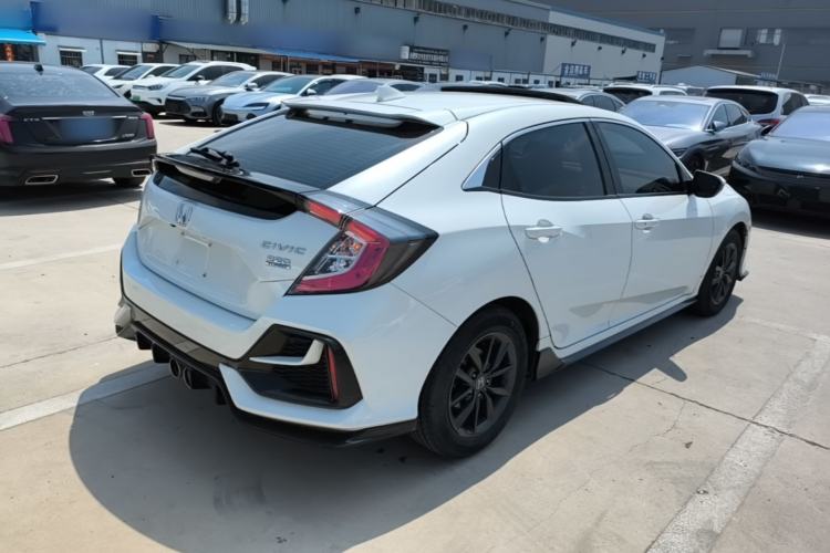 Used Honda Civic 2021 HATCHBACK 220TURBO CVT New Trendsetter Rear Right 45 Deg