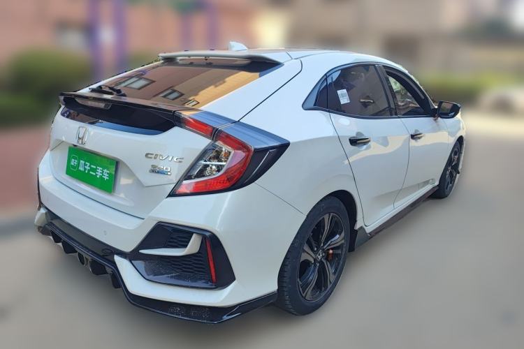 Used Honda Civic 2021 HATCHBACK 220TURBO CVT Trendy Cool Edition Rear Right 45 Deg