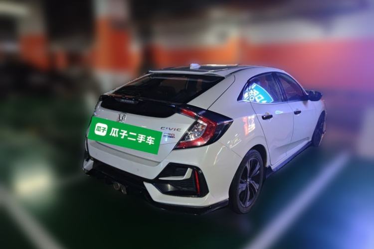 Used Honda Civic 2021 HATCHBACK 220TURBO CVT Trendy Cool Edition Rear Right 45 Deg