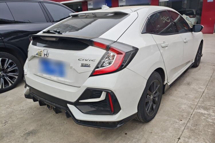 Used Honda Civic 2021 HATCHBACK 220TURBO CVT New Trendsetter Rear Right 45 Deg