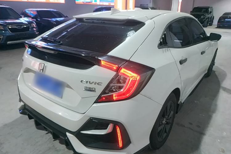 Used Honda Civic 2021 HATCHBACK 220TURBO CVT New Trendsetter Rear Right 45 Deg