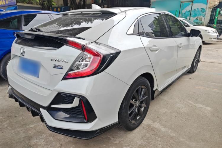 Used Honda Civic 2021 HATCHBACK 220TURBO CVT New Trendsetter Rear Right 45 Deg