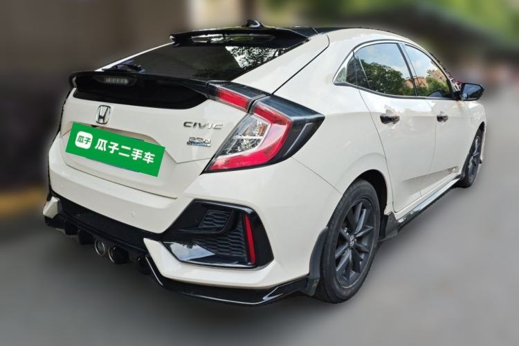 Used Honda Civic 2021 HATCHBACK 220TURBO CVT New Trendsetter Rear Right 45 Deg
