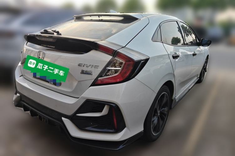 Used Honda Civic 2021 HATCHBACK 220TURBO CVT Trendy Cool Edition Rear Right 45 Deg