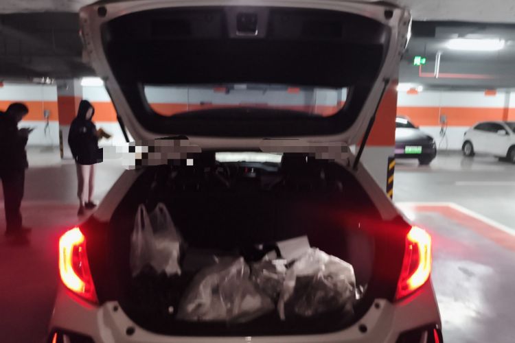 Used Honda Civic 2021 HATCHBACK 220TURBO CVT New Trendsetter Trunk