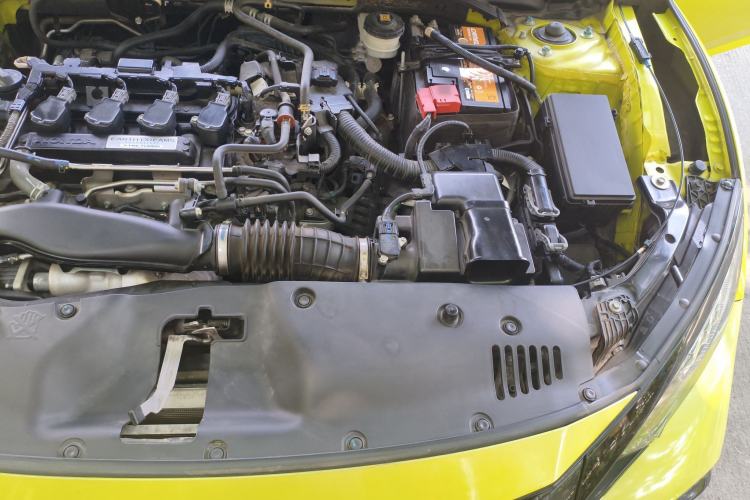 Used Honda Civic 2021 HATCHBACK 220TURBO CVT Trendy Cool Edition Engine Bay Left