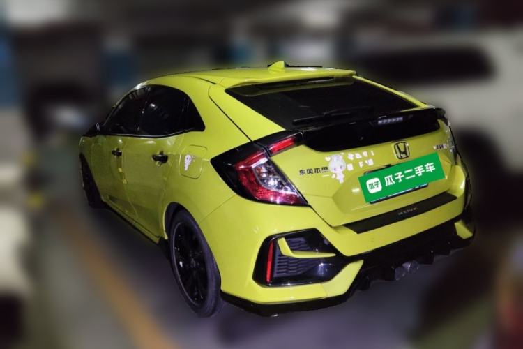Used Honda Civic 2021 HATCHBACK 220TURBO CVT Trendy Cool Edition Rear Left 45 Deg