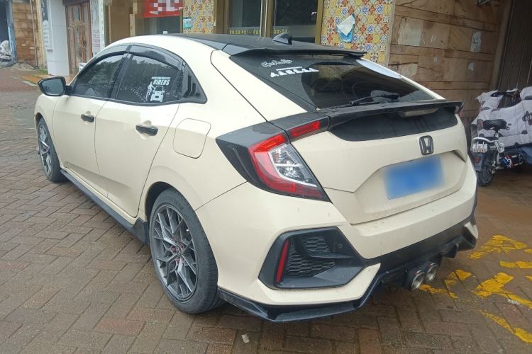 Used Honda Civic 2021 HATCHBACK 220TURBO CVT Trendy Cool Edition Rear Left 45 Deg