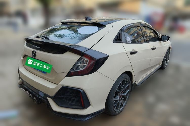 Used Honda Civic 2021 HATCHBACK 220TURBO CVT Trendy Cool Edition Rear Right 45 Deg