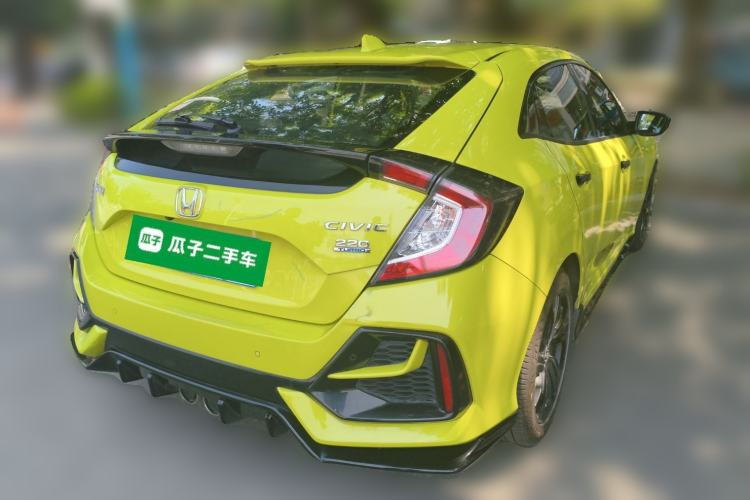 Used Honda Civic 2021 HATCHBACK 220TURBO CVT Trendy Cool Edition Rear Right 45 Deg