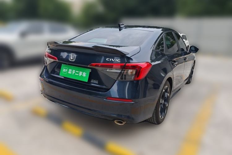 Used Honda Civic 2022 240TURBO CVT Dynamic Edition Rear Right 45 Deg