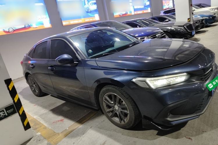 Used Honda Civic 2022 240TURBO CVT Dynamic Edition Front Right 45 Deg