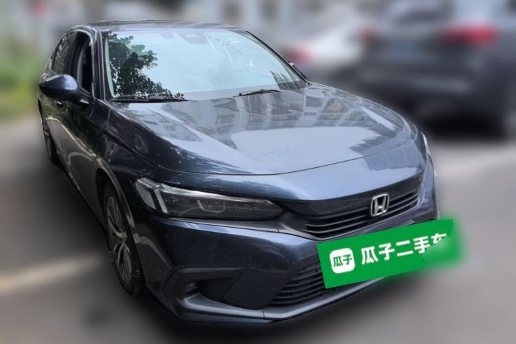Used Honda Civic 2022 240TURBO CVT Dynamic Edition Front Right 45 Deg