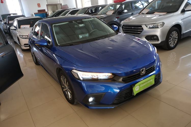 Used Honda Civic 2022 240TURBO CVT Dynamic Edition Front Right 45 Deg