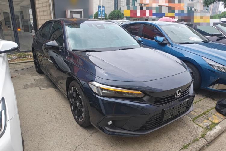 Used Honda Civic 2022 240TURBO CVT Dynamic Edition Front Right 45 Deg