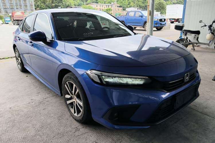Used Honda Civic 2022 240TURBO CVT Dynamic Edition Front Right 45 Deg