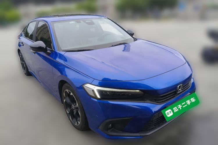 Used Honda Civic 2022 240TURBO CVT Dynamic Edition Front Right 45 Deg