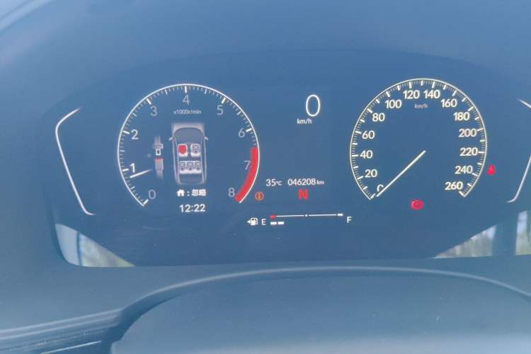 Used Honda Civic 2022 240TURBO CVT Jingcheng Edition Odometer Close Up