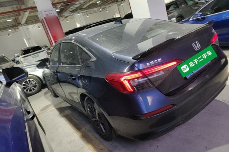 Used Honda Civic 2022 240TURBO CVT Dynamic Edition Rear Left 45 Deg