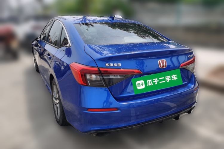 Used Honda Civic 2022 240TURBO CVT Dynamic Edition Rear Left 45 Deg